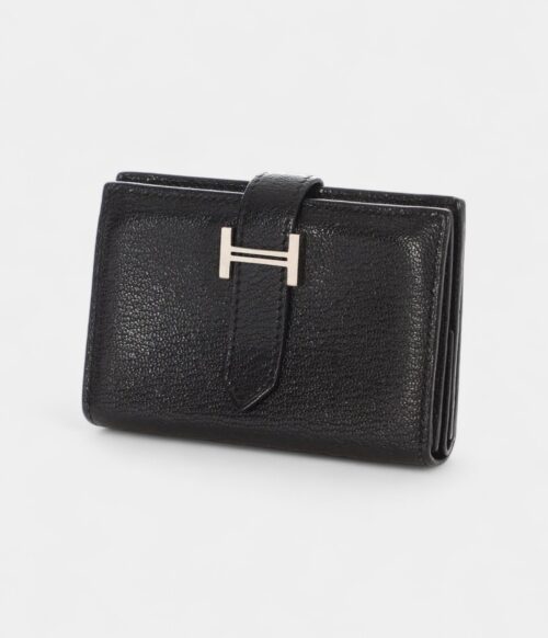 Hermès Béarn Leather Wallet in Blue Refined Simplicity Classic Shade