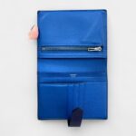 Hermès Béarn Leather Wallet in Blue Timeless Design with a Fresh Hue