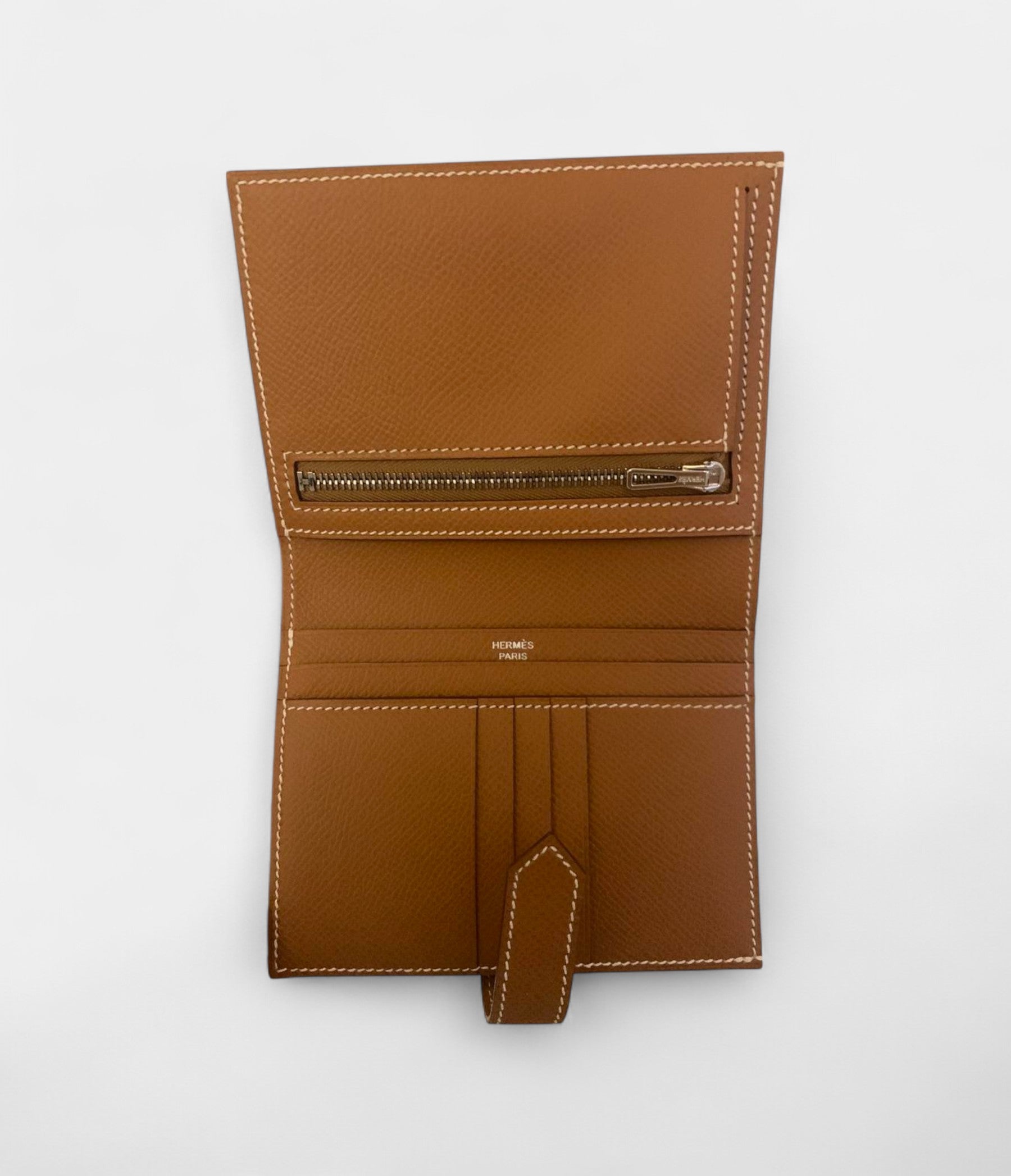 Hermès Béarn Leather Wallet in Brown Classic Elegance Timeless Appeal