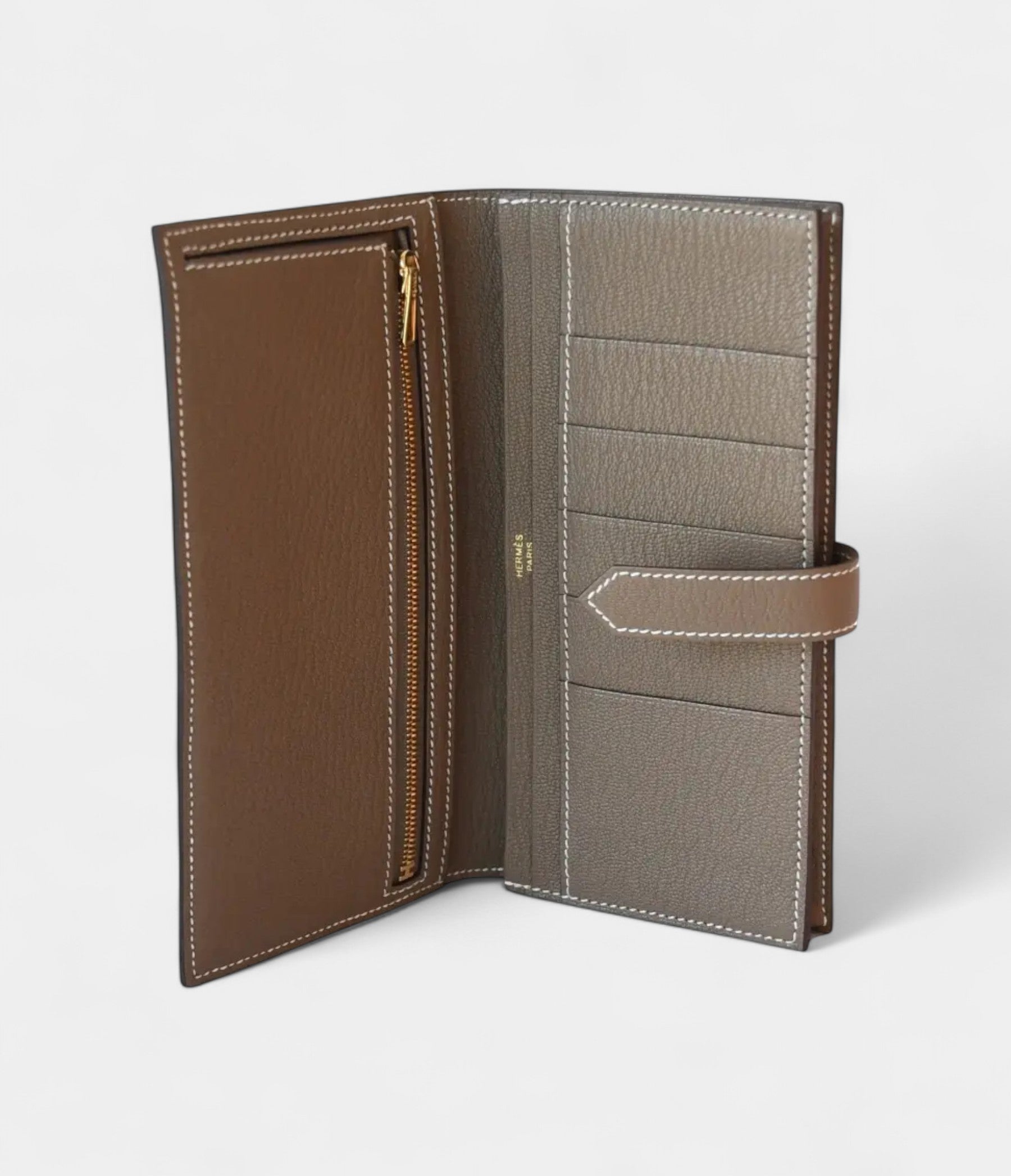 Hermès Béarn Leather Wallet in Brown Classic Warmth Signature Silhouette