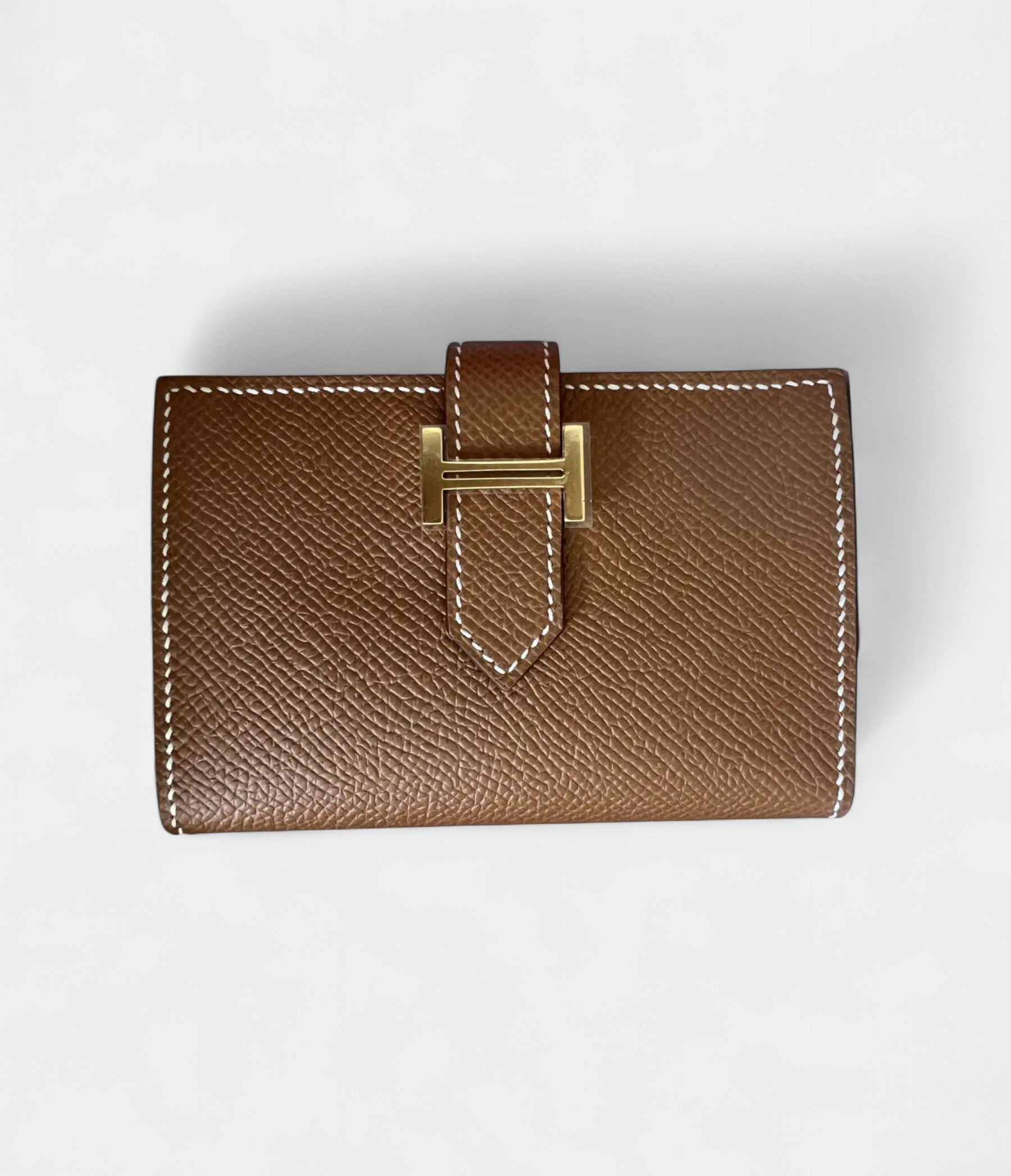 Hermès Béarn Leather Wallet in Brown Timeless Craftsmanship Warm Classic Hue