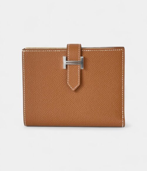 Hermès Béarn Leather Wallet in Brown Understated Luxury Timeless Tone