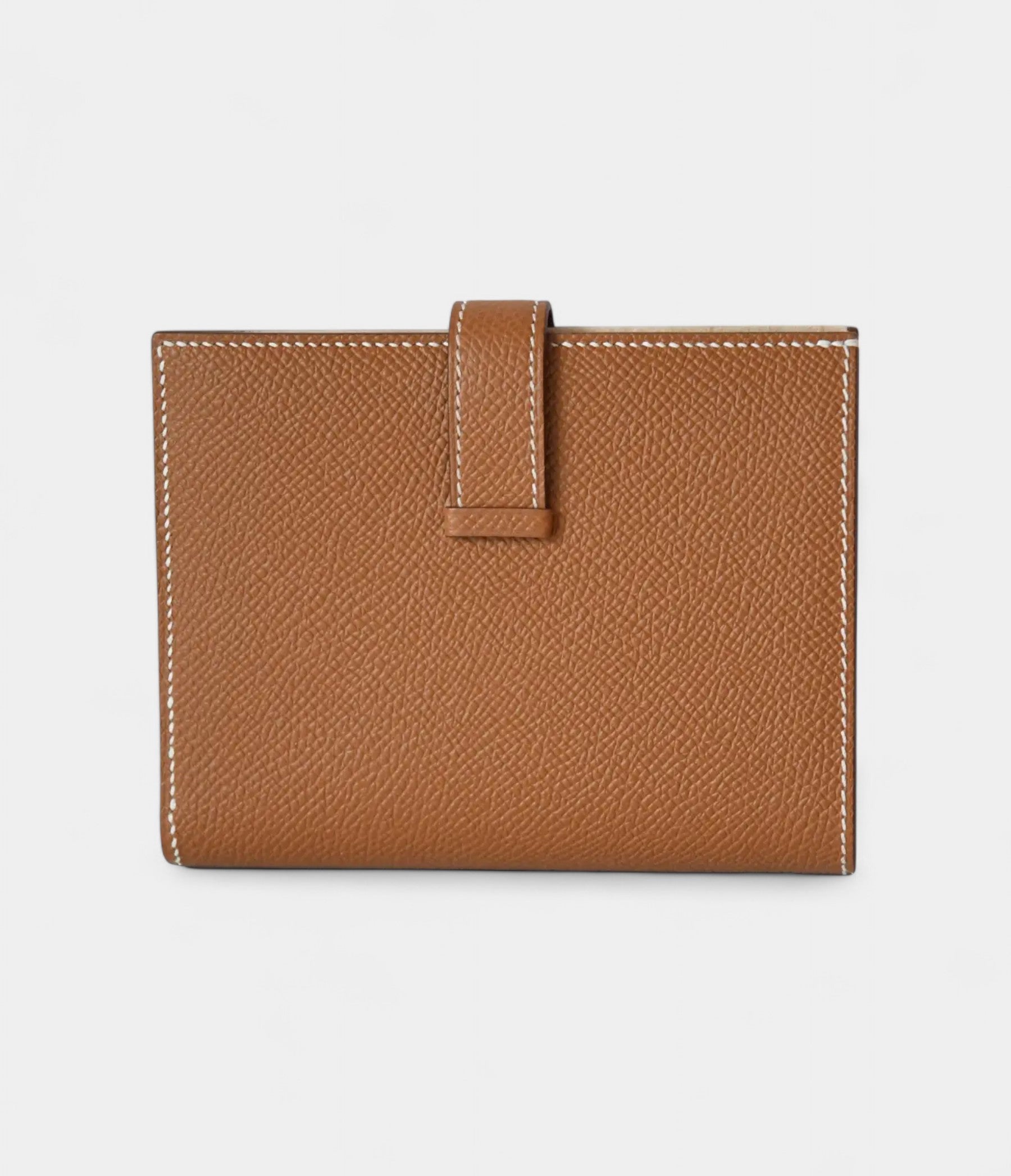 HermesBearnLeatherWalletinBrownUnderstatedLuxuryTimelessTone_3.jpg Hermès Béarn Leather Wallet in Brown Understated Luxury Timeless Tone