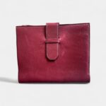 Hermès Béarn Leather Wallet in Burgundy Deep Elegance Timeless Design