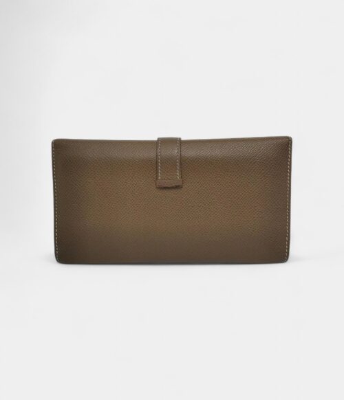 Hermès Béarn Leather Wallet in Camel Warm Elegance Signature Silhouette
