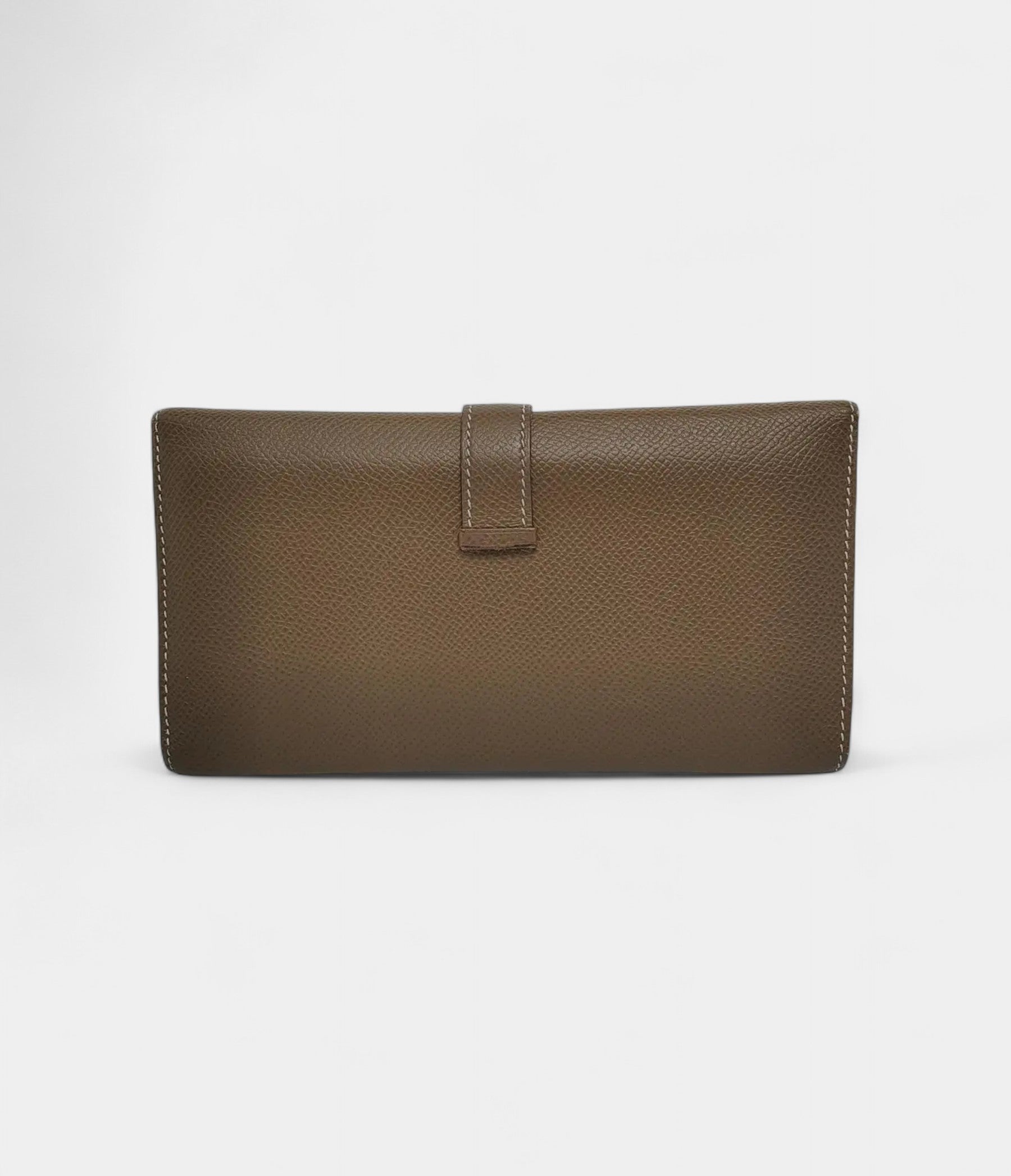 Hermès Béarn Leather Wallet in Camel Warm Elegance Signature Silhouette