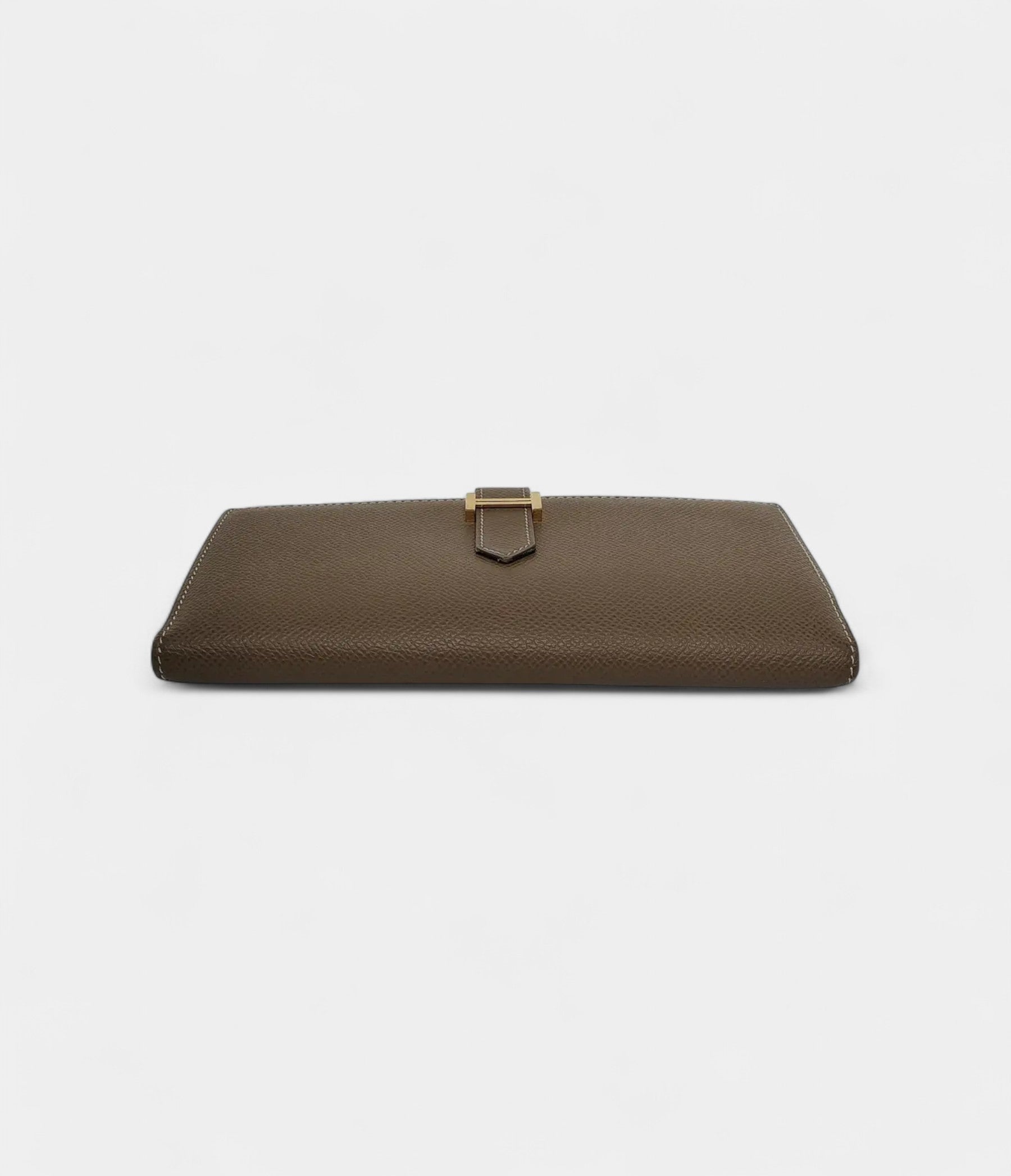 Hermès Béarn Leather Wallet in Camel Warm Elegance Signature Silhouette