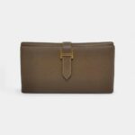Hermès Béarn Leather Wallet in Camel Warm Elegance Signature Silhouette