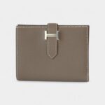Hermès Béarn Leather Wallet in Grey Subtle Sophistication with Iconic Appeal