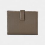 Hermès Béarn Leather Wallet in Grey Subtle Sophistication with Iconic Appeal