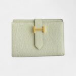 Hermès Béarn Leather Wallet in Grey Subtle Sophistication with Iconic Design