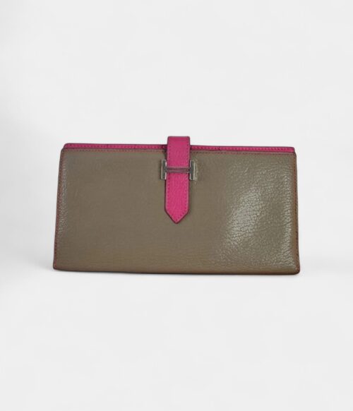 Hermès Béarn Leather Wallet in Multicolour Artistic Expression Meets Classic Craftsmanship