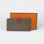 Hermès Béarn Leather Wallet in Multicolour Artistic Expression Meets Classic Craftsmanship