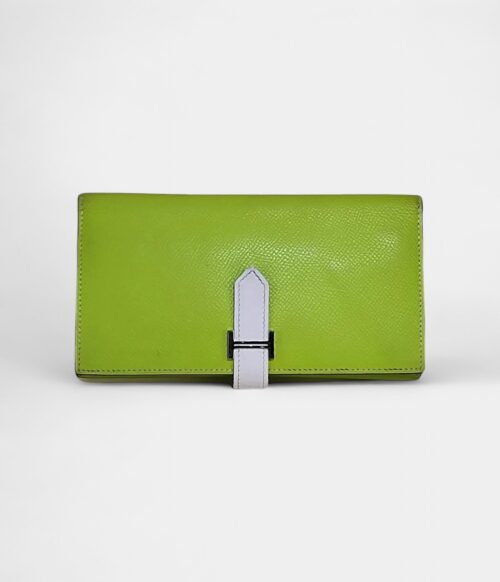 Hermès Béarn Leather Wallet in Multicolour Artistic Flair Meets Iconic Craftsmanship