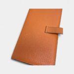 Hermès Béarn Leather Wallet in Orange Bold Heritage Refined Silhouette