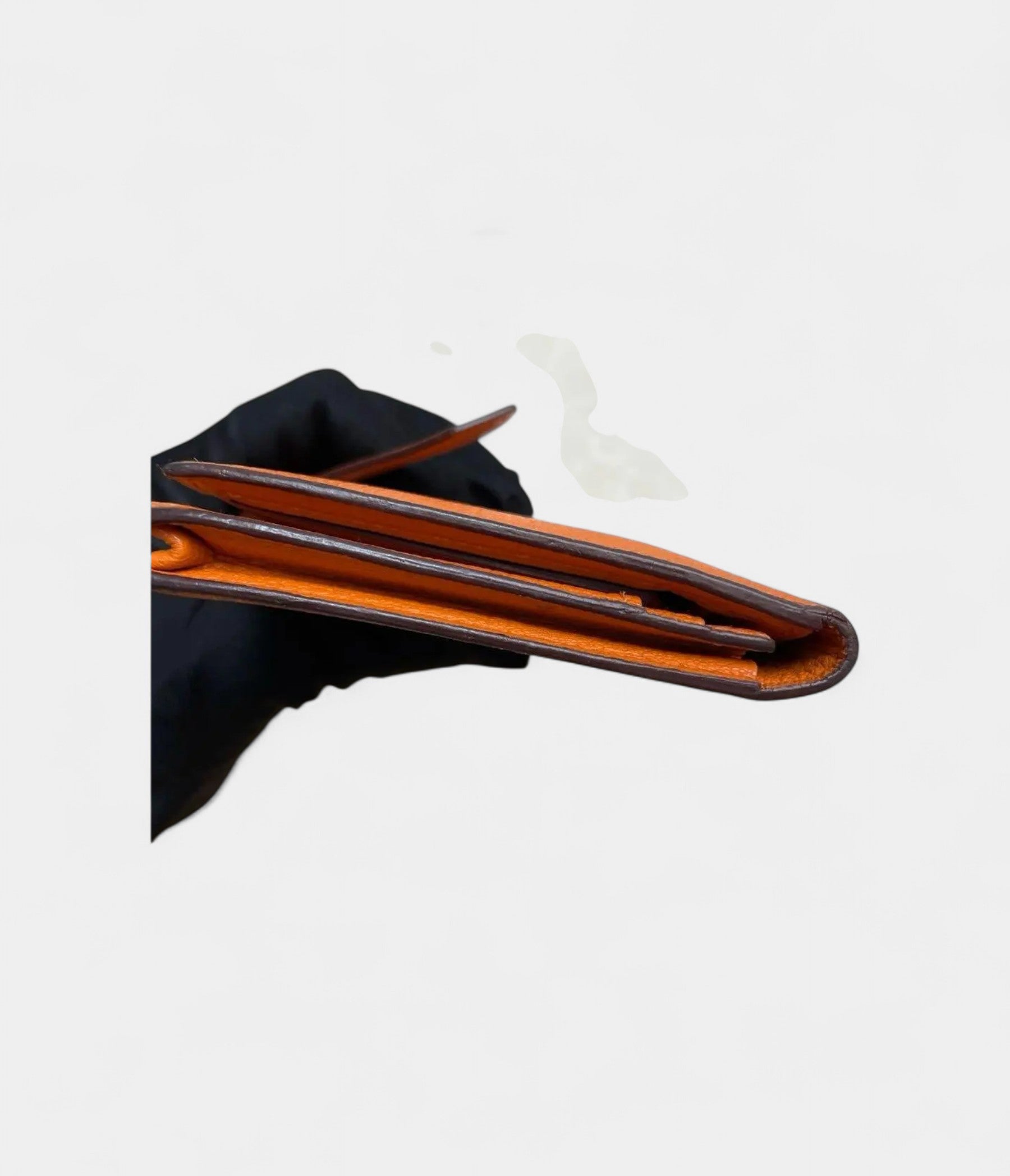 Hermès Béarn Leather Wallet in Orange Bold Heritage Refined Silhouette