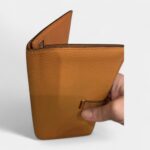 Hermès Béarn Leather Wallet in Orange Iconic Color Meets Timeless Design
