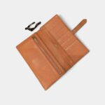 Hermès Béarn Leather Wallet in Orange Iconic Color Meets Timeless Design