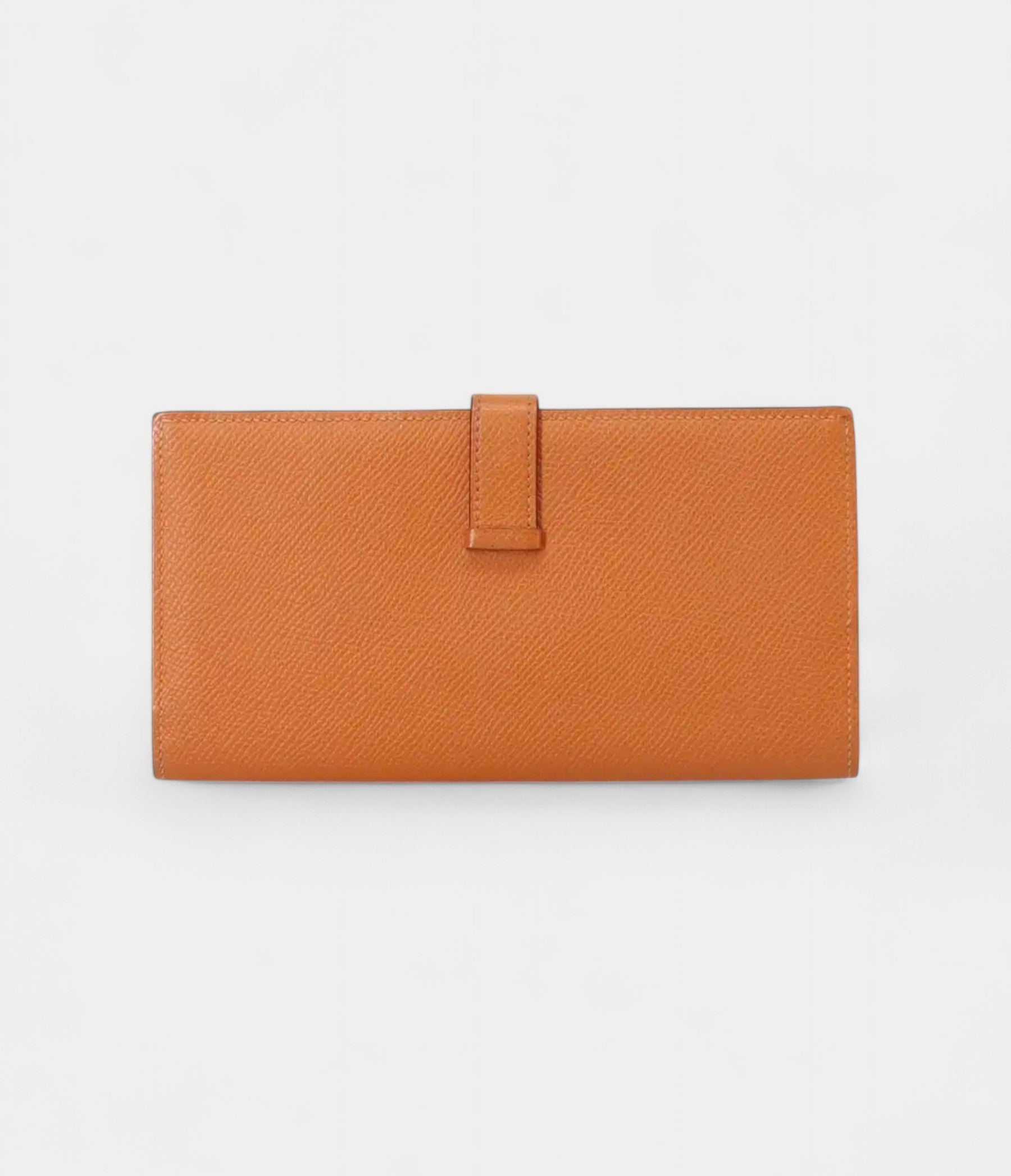 HermesBearnLeatherWalletinOrangeSignatureStyle_2.jpg Hermès Béarn Leather Wallet in Orange Signature Style