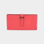 Hermès Béarn Leather Wallet in Pink Feminine Elegance Signature Silhouette