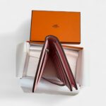 Hermès Béarn Leather Wallet in Pink Feminine Grace with Iconic Elegance