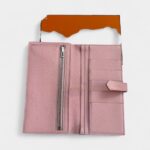 Hermès Béarn Leather Wallet in Pink Feminine Grace with Iconic Elegance