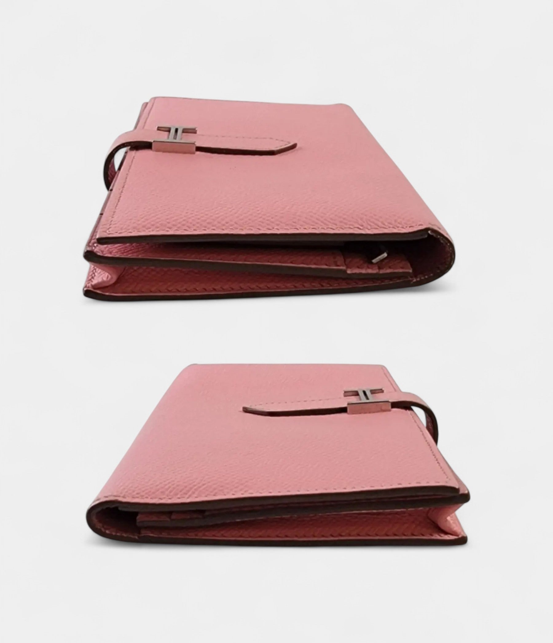 Hermès Béarn Leather Wallet in Pink Feminine Sophistication Signature Design