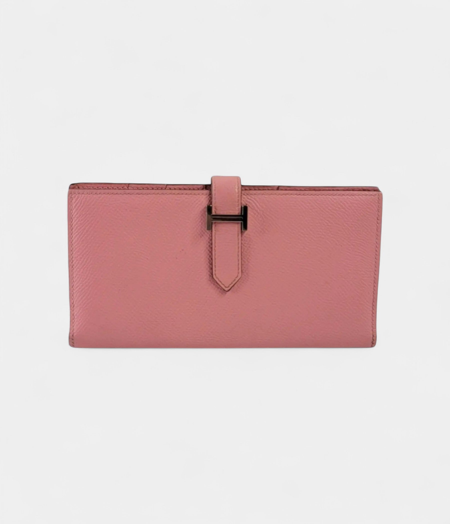 Hermès Béarn Leather Wallet in Pink Feminine Sophistication Signature Design