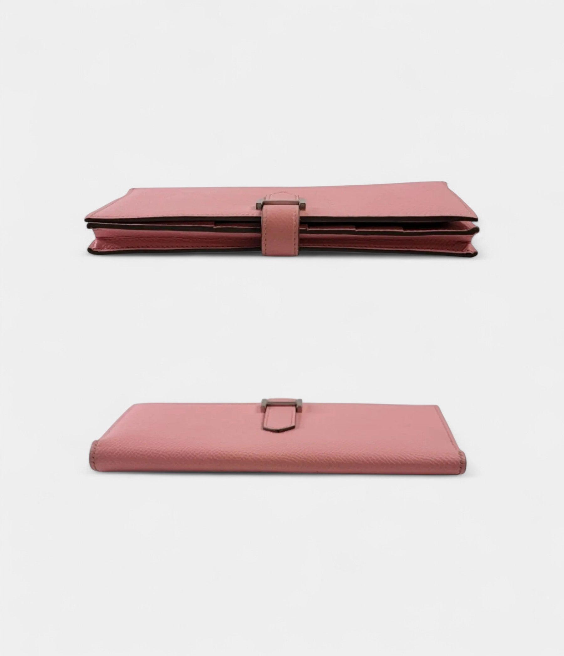 Hermès Béarn Leather Wallet in Pink Feminine Sophistication Signature Design