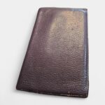 Hermès Béarn Leather Wallet in Purple Bold Elegance Signature Silhouette