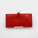Hermès Béarn Leather Wallet in Red Bold Elegance Classic Silhouette