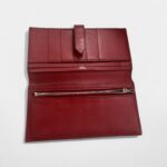 Hermès Béarn Leather Wallet in Red Bold Sophistication Classic Form