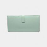 Hermès Béarn Leather Wallet in Turquoise Fresh Elegance Signature Design