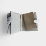 Hermès Béarn Leather Wallet in White Minimalist Luxury Timeless Silhouette