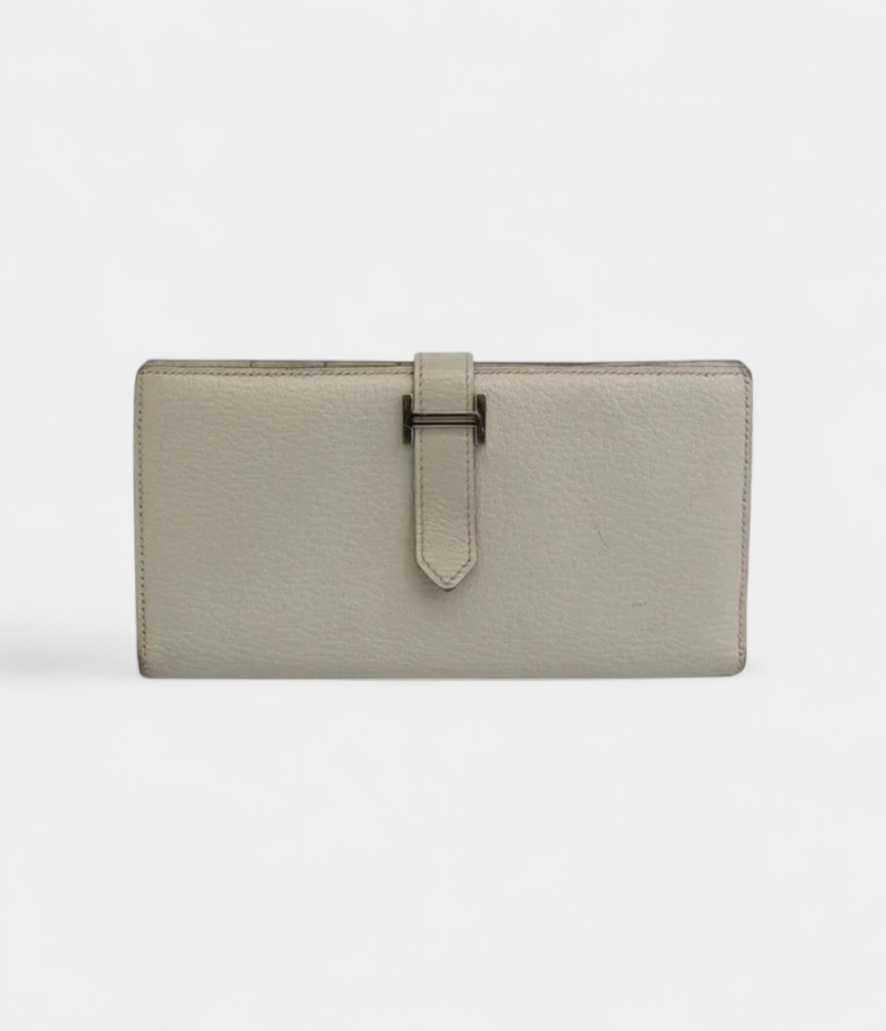 Hermès Béarn Leather Wallet in White Pure Elegance Timeless Form