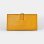 Hermès Béarn Leather Wallet in Yellow Bright Sophistication Classic Form