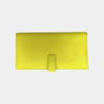 Hermès Béarn Leather Wallet in Yellow Radiant Elegance Classic Form