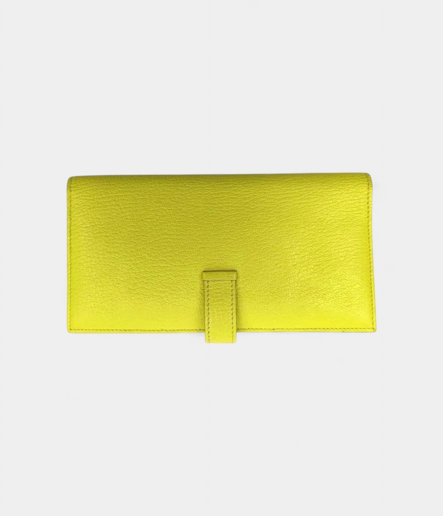 Hermès Béarn Leather Wallet in Yellow Radiant Elegance Classic Form