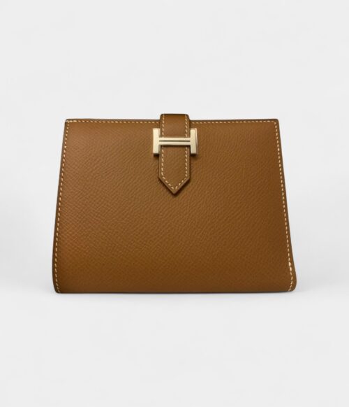 Hermès Béarn Wallet in Brown Leather A Timeless Classic