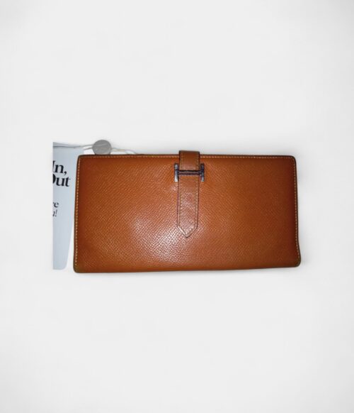 Hermès Béarn Wallet in Brown Leather Elegance