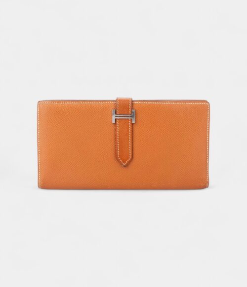 Hermès Béarn Wallet in Brown Leather Timeless Statement