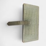 Hermès Béarn Wallet in Green Alligator Leather