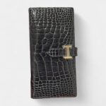 Hermès Béarn Wallet in Navy Crocodile Leather
