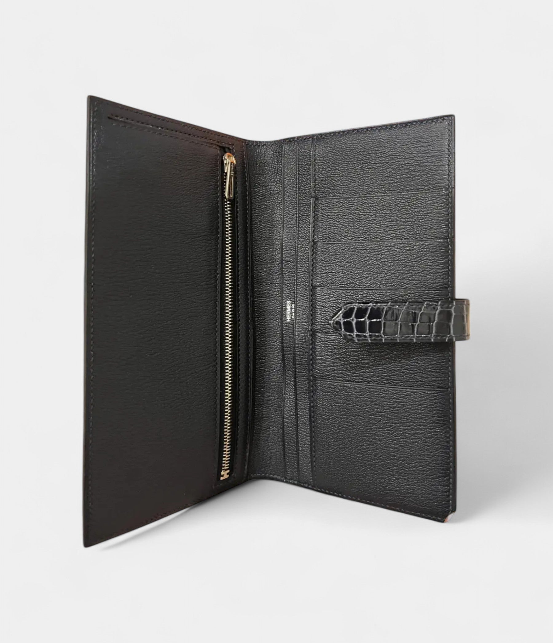 HermesBearnWalletinNavyCrocodileLeather_2.jpg Hermès Béarn Wallet in Navy Crocodile Leather