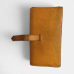 Hermès Béarn Wallet in Orange Lizard Leather