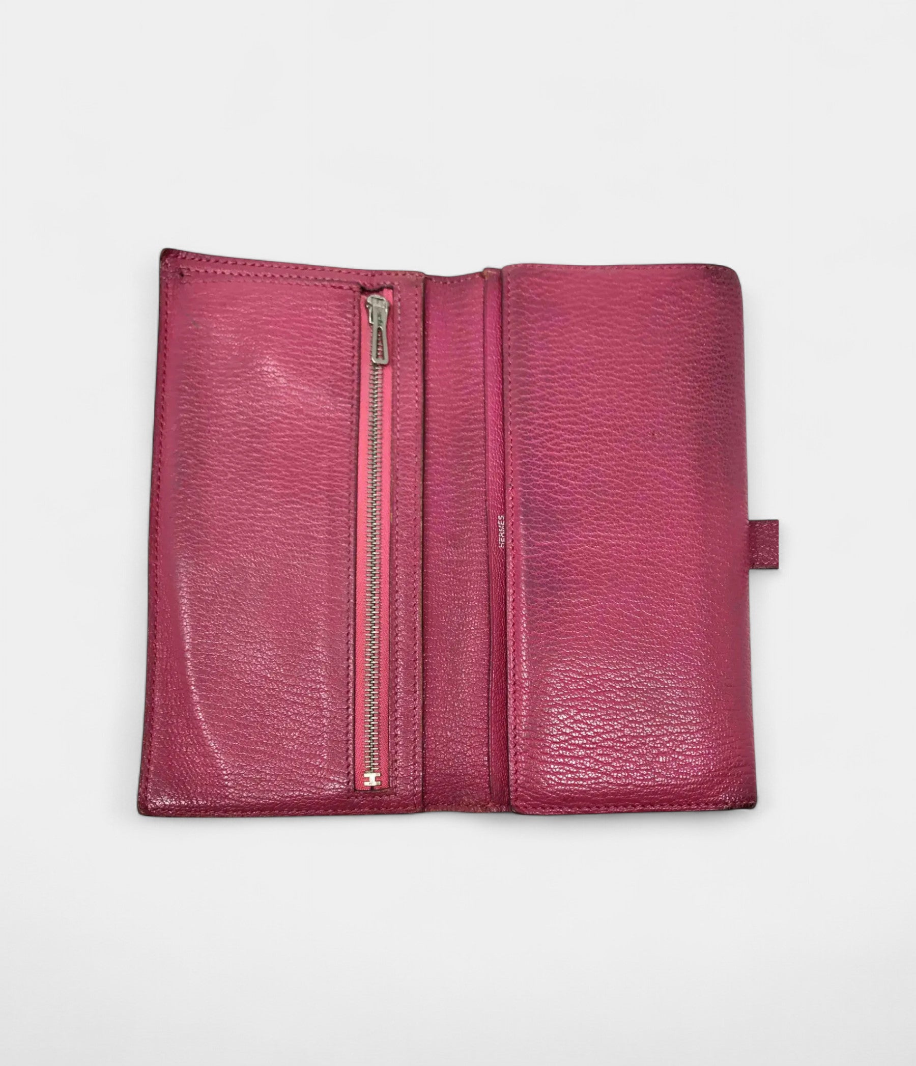 HermesBearnWalletinPinkLeather_2.jpg Hermès Béarn Wallet in Pink Leather