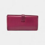 Hermès Béarn Wallet in Pink Leather