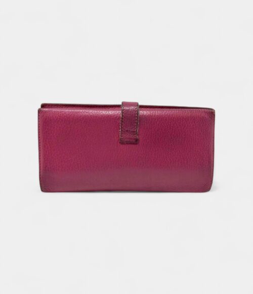 Hermès Béarn Wallet in Pink Leather