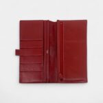 Hermès Béarn Wallet in Red Leather