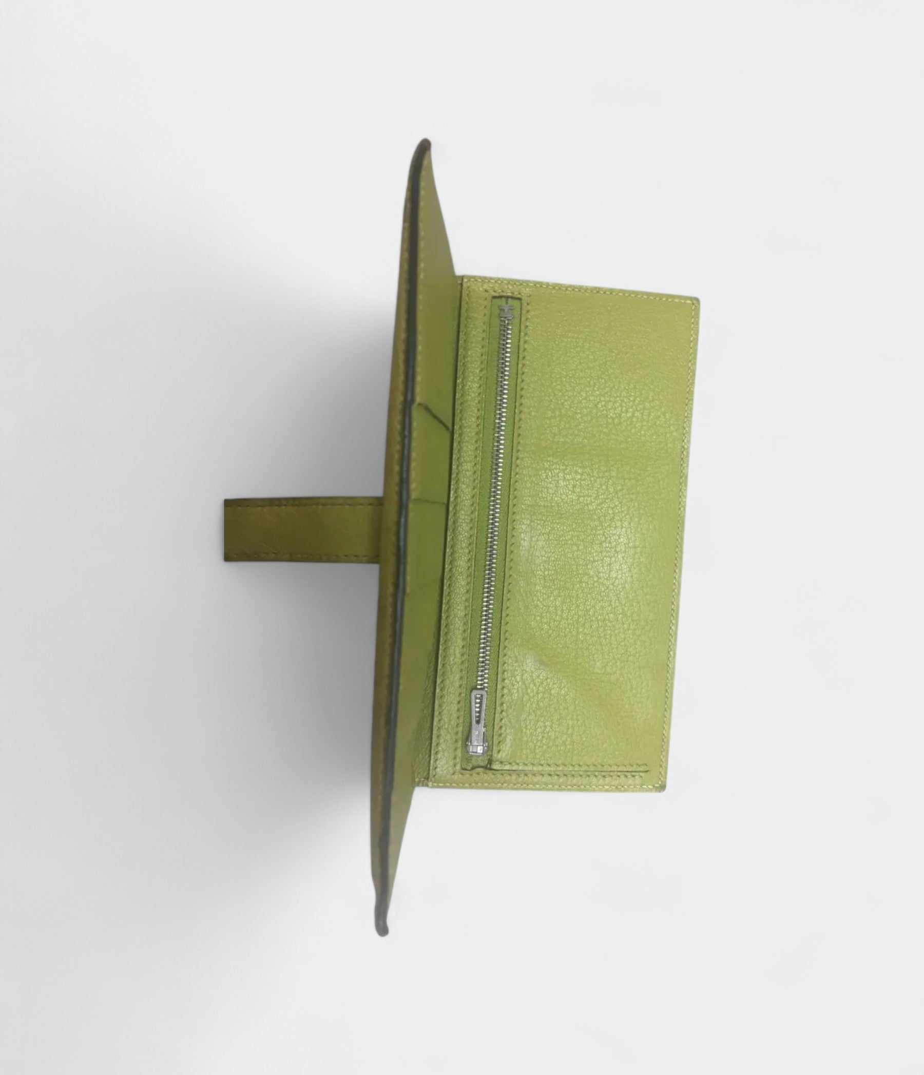 Hermès Béarn Wallet in Yellow Ostrich Leather